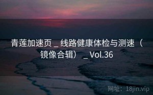 青莲加速页 _ 线路健康体检与测速（镜像合辑） _ Vol.36