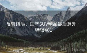 反转结局：国产SUV精品最后意外 · 特辑461