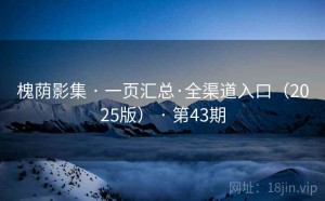 槐荫影集 · 一页汇总·全渠道入口（2025版） · 第43期