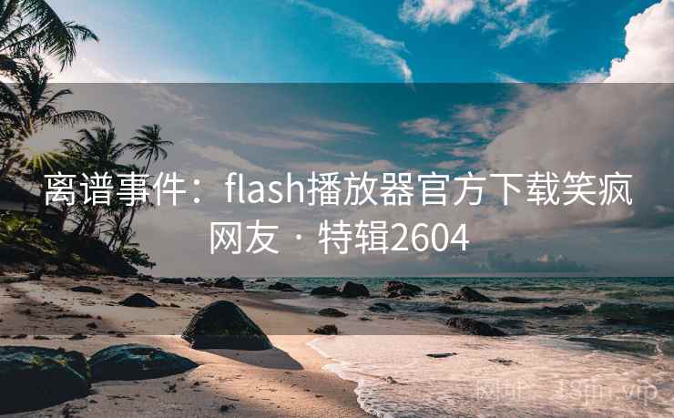 离谱事件：flash播放器官方下载笑疯网友 · 特辑2604