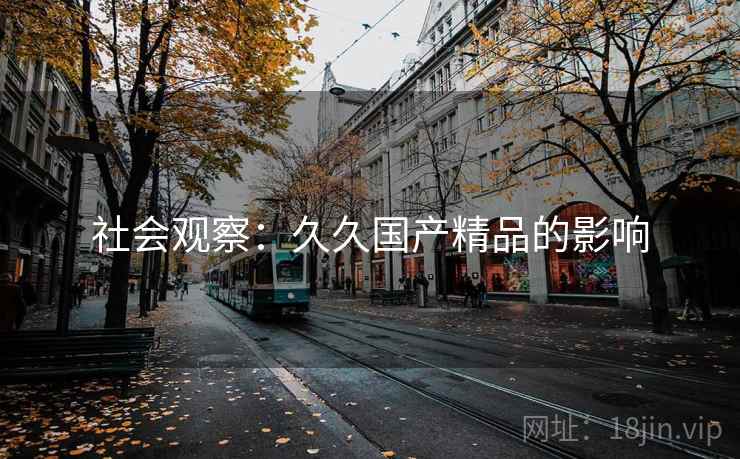 社会观察：久久国产精品的影响